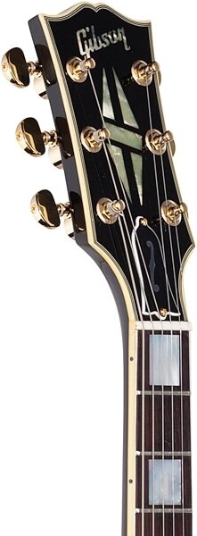 Gibson Limited Edition ES-355 Black Beauty Electric Guitar (with Case), Headstock Left Front