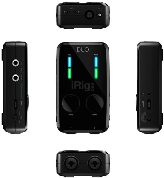 IK Multimedia iRig Pro Duo Audio/MIDI Interface, Connection Example