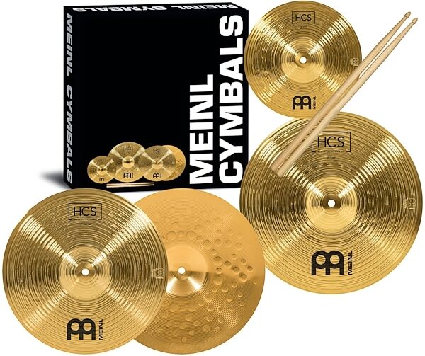 Meinl Percussion HCS Cymbal Package with 13" Hi-Hats, New, Main