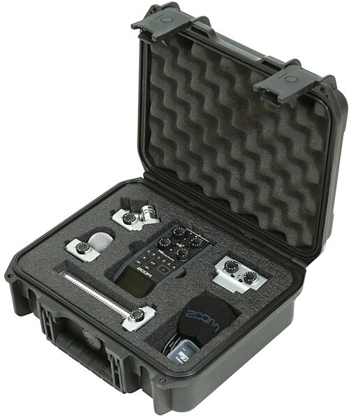 SKB 3I12094H6B Case Zoom H6 with Shotgun Microphone Slot, New, Open Left