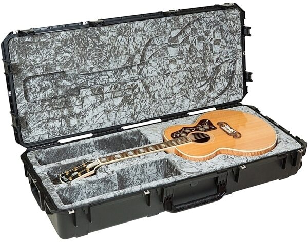SKB iSeries Waterproof Jumbo Acoustic Guitar Case, 47 inch x 19 inch x 20 inch, 3i-4719-20, Alt