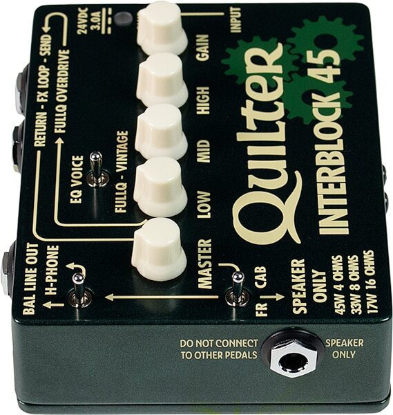Quilter InterBlock 45 Guitar Amplifier Head (45 Watts), Main Side