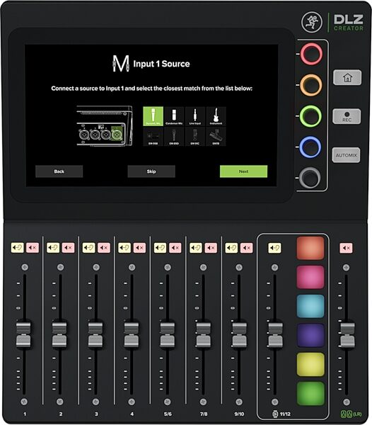 Mackie DLZ Creator Adaptive Digital Mixer for Podcasting and Streaming, New, Action Position Back
