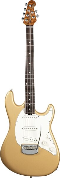 Ernie Ball Music Man Cutlass HT SSS Electric Guitar (with Case), Golden Delicious, Main