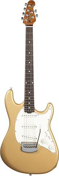 Ernie Ball Music Man Cutlass HT SSS Electric Guitar (with Case), Golden Delicious, Action Position Back