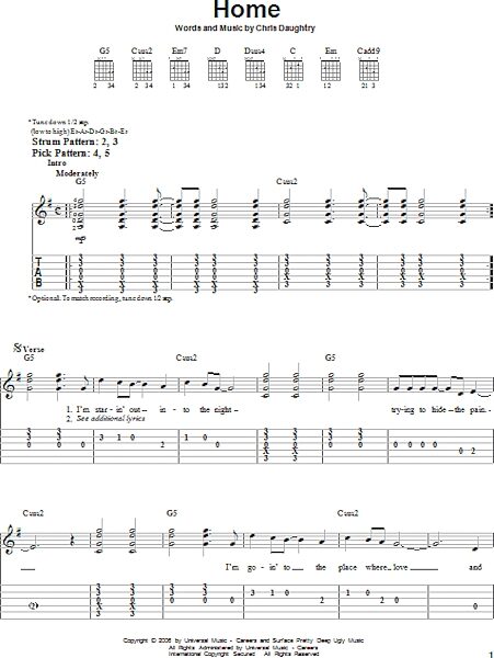 Home - Easy Guitar with TAB, New, Main