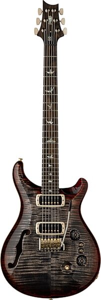 PRS Paul Reed Smith 40th Anniversary Custom 24-08 Semi-Hollow Limited Edition Electric Guitar, Charcoal Cherry Burst, Action Position Back