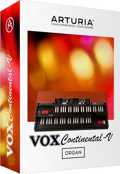 Arturia Vox Continental V Software Instrument, Digital Download, Action Position Back