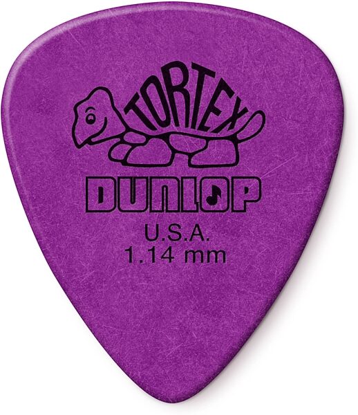 Dunlop Tortex Standard Picks (12-Pack), Purple, 1.14 millimeter, View