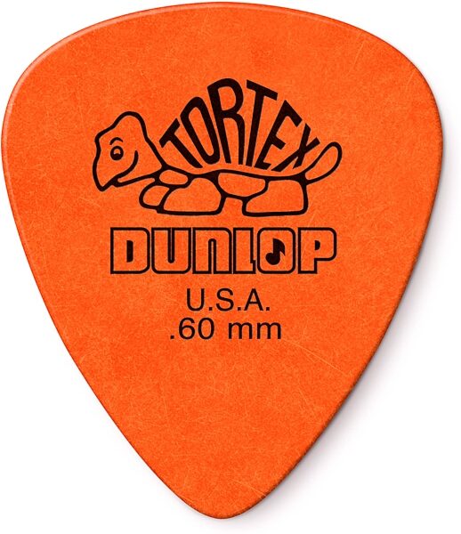 Dunlop Tortex Standard Picks (12-Pack), Orange, 0.60 millimeter, View