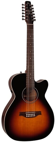 Seagull S12 Spruce Cutaway Acoustic-Electric Guitar, 12-String, Alt