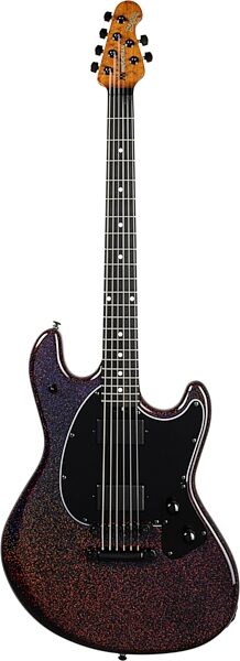 Ernie Ball Music Man StingRay HT Electric Guitar (with Case), Dark Rainbow, Main