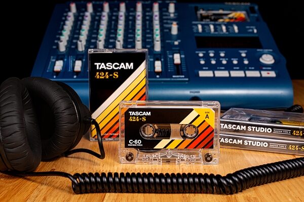 TASCAM 424S Studio Cassette C-60 High Bias Type II, New, Action Position Back