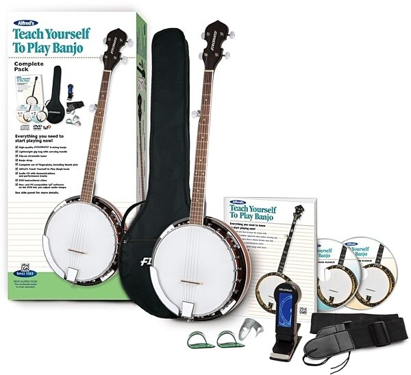 Alfred's Teach Yourself to Play Banjo Complete Starter Package, Main