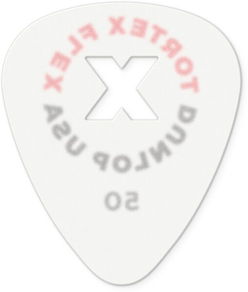 Dunlop Tortex Flex X Guitar Picks, 0.50 millimeter, 428XP050, 12-Pack, Action Position Back
