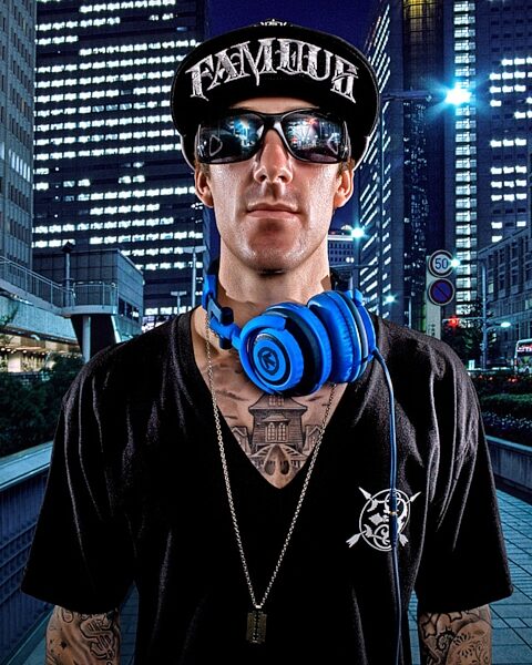 Aerial7 Tank DJ Headphones, Azzuro Glamour View 2