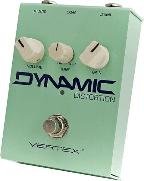 Vertex Dynamic Distortion Pedal, Action Position Back