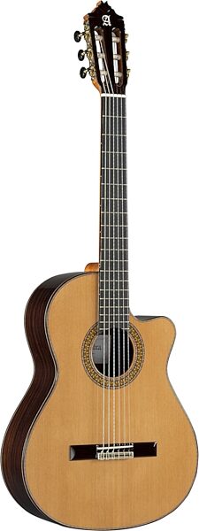 Alhambra 9-PCW-E8 Concert Classical Guitar (with Case), Action Position Back