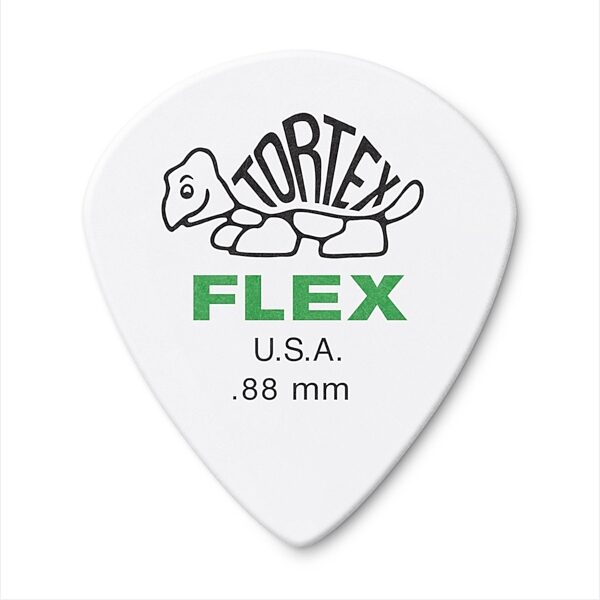 Dunlop 468 Tortex Flex Jazz III Guitar Picks, 0.88 millimeter, 12-Pack, Main