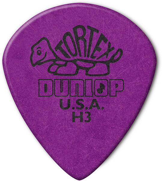 Dunlop Tortex III Jazz Guitar Picks, Heavy, 6-Pack, Action Position Back