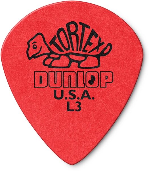 Dunlop Tortex III Jazz Guitar Picks, Light, 6-Pack, Action Position Back