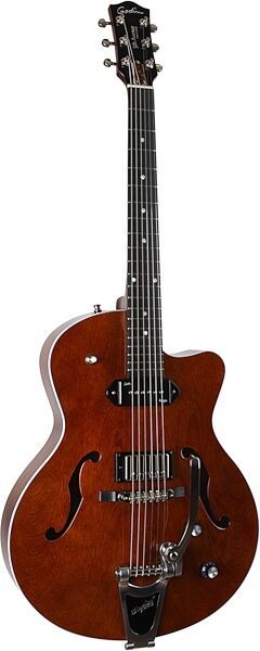 Godin 5th Avenue Uptown Custom Hollowbody Electric Guitar, Angled Front