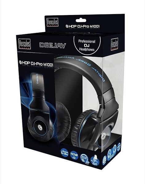 Hercules HDP DJ-Pro M1001 PRO DJ Headphones, Packaging