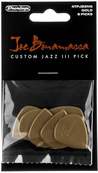 Dunlop Joe Bonamassa Custom Jazz III Guitar Pick, 47PJB3NG, view