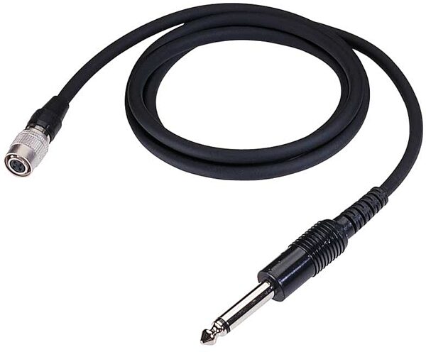 Audio-Technica AT-GcW PRO Premium Guitar Input Cable for UniPak Bodypack Wireless Transmitter, New, Main