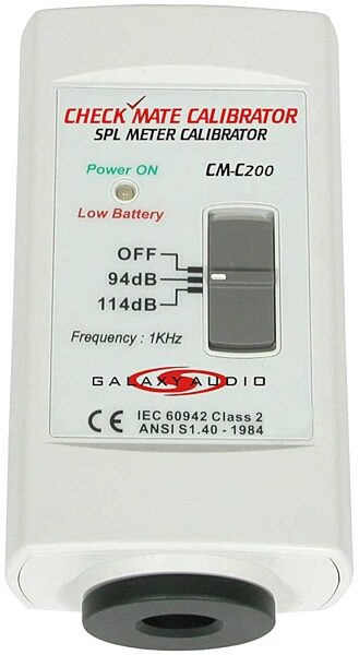 Galaxy Audio CMC200 Checkmate Calibrator For SPL Meters, Main