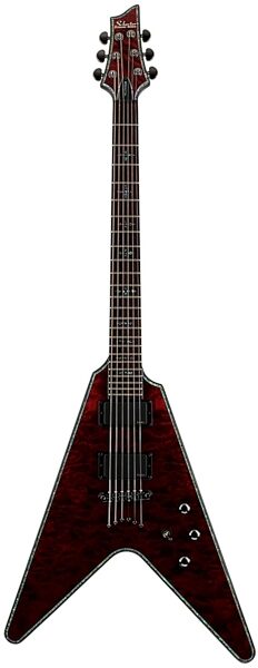 Schecter V1 Hellraiser Electric Guitar, Black Cherry