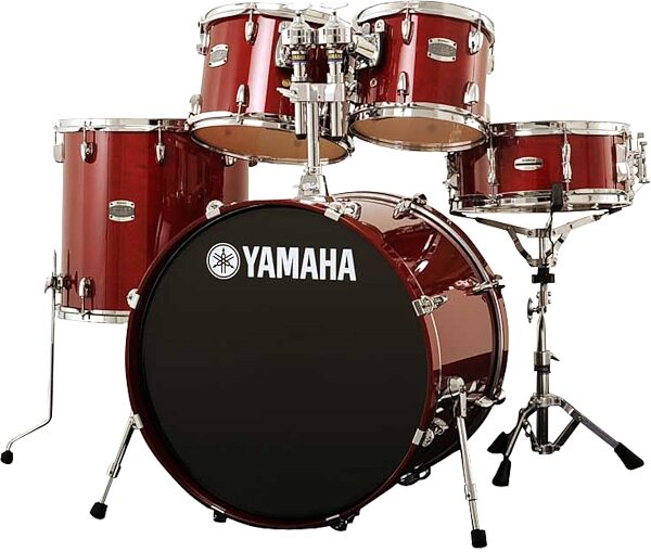 Yamaha SCB2FS50 Stage Custom 5-Piece Drum Shell Kit, Cranberry Red
