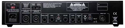 Epifani PS1000 Bass Amplifier Head (1000 Watts), Rear