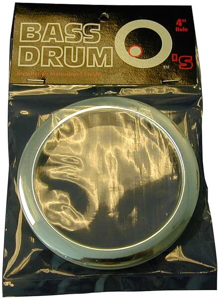 Drum Os Drum Hole Reinforcement, Black, 6 inch, HBL6, Chrome