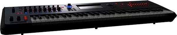 Yamaha Montage 6 Keyboard Synthesizer, 61-Key, Black, Angle
