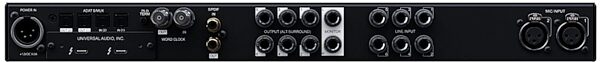 Universal Audio Apollo x6 Thunderbolt 3 Audio Interface, Rear