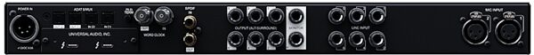 Universal Audio Apollo X6 Thunderbolt 3 Audio Interface, APX6, Standard Edition, Rear
