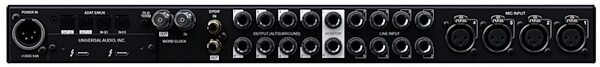 Universal Audio Apollo X8 Thunderbolt 3 Audio Interface, Standard Edition, Rear