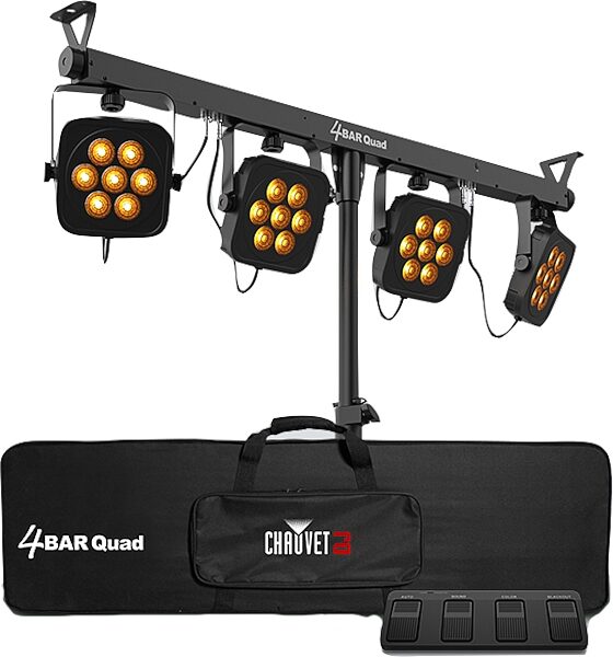 Chauvet DJ 4BAR Quad Lighting System, Action Position Back