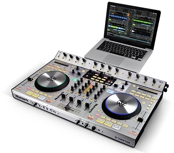 Numark 4TRAK DJ Controller for Traktor, In Use with a Laptop NOT Included