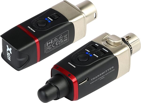Xvive U35 Digital Plug-On Wireless System for XLR Dynamic Microphones, New, Action Position Back