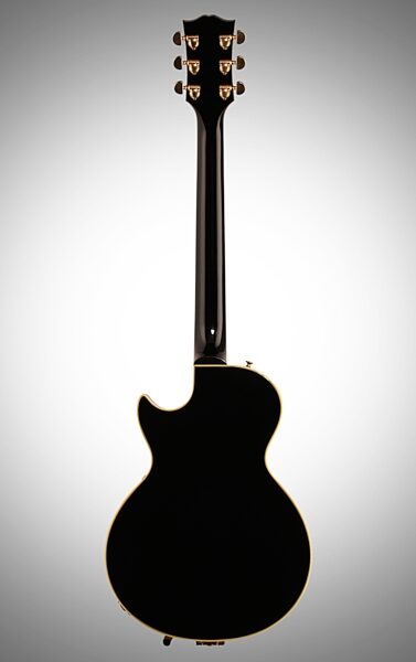 Gibson Limited Edition ES Les Paul Custom Black Beauty 3-Pickup VOS Electric Guitar with Bigsby (with Case), Full Straight Back
