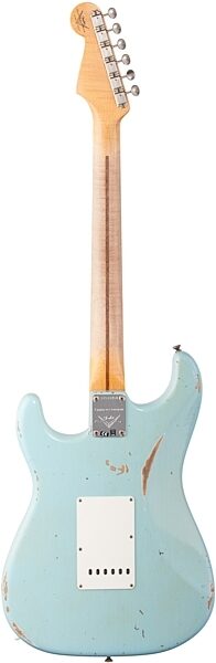 Fender Custom Shop '58 Heavy Relic Stratocaster Electric Guitar (with Case), Full Straight Back