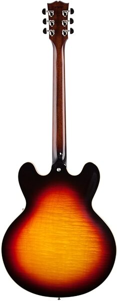 Gibson 2019 ES-335 Figured Semi-Hollowbody Electric Guitar (with Case), Full Straight Back