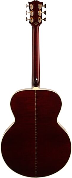 Gibson 2017 Limited Edition SJ-200 Acoustic-Electric Guitar, Wine Red (with Case), Full Straight Back