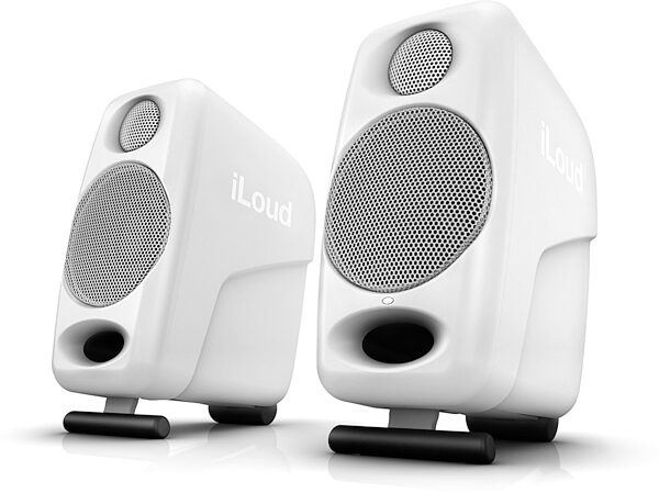 IK Multimedia iLoud Micro Monitors Pair with Bluetooth, White, Pair, Warehouse Resealed, Right