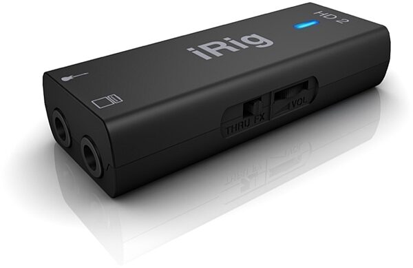 IK Multimedia iRig HD 2 iOS/USB Guitar Audio Interface, New, Angle