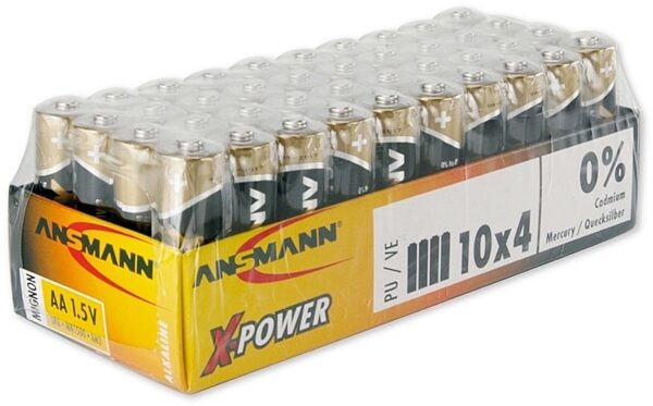Ansmann Premium Alkaline AA Batteries, Alt