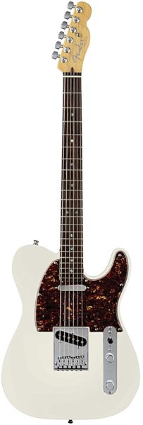 Fender American Deluxe Telecaster Electric Guitar (Rosewood, With Case), Olympic Pearl