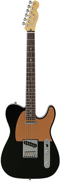 Fender American Deluxe Telecaster Electric Guitar (Rosewood, With Case), Montego Black